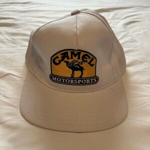 Camel Motorsports White Cap